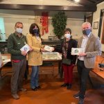 Leonardo Picchianti (primo da sx) in occasione di un evento al parco - Foto EGAP Ticino Lago Maggiore